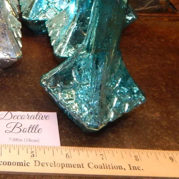 Blue Mercury Painted Decorative Bottles/Stoppers Choice 1 for $16 *** 2 for 20 - Picture 13 of 14